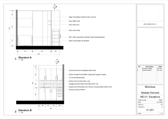 Modular Element Elevations