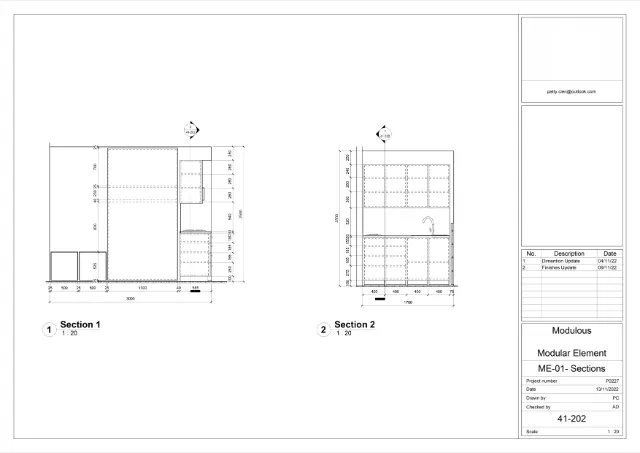 Modular Element Sections